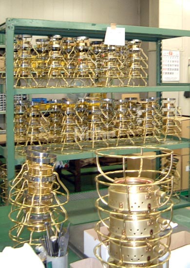 日本船燈（ニッセン）ゴールドフレーム フリージアストーブ IS-3 -