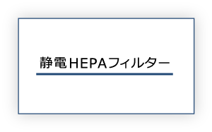 静電HEPAフィルター