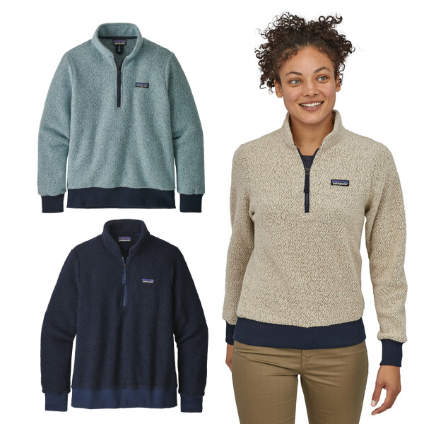 patagonia レディース フリース プルオーバー パープル XS