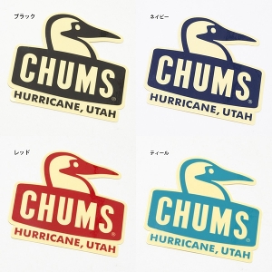 自然大好き ニッチ リッチ キャッチ チャムス Chums チャムス ステッカーブービーフェイス Ch62 1124 シール ロゴ キャンプ用品