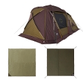ロゴス ドームテント プレミアム PANELグレートドゥーブルXLセット-BB 71108001 ドーム型テント 4人 5人 6人 アウトドア テント 2ルーム キャンプ用品